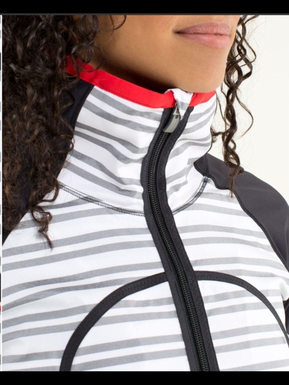 Lululemon Run: Track Attack
Jacket Twin Stripe Black / Black/ Love Red - Picture 5 of 9